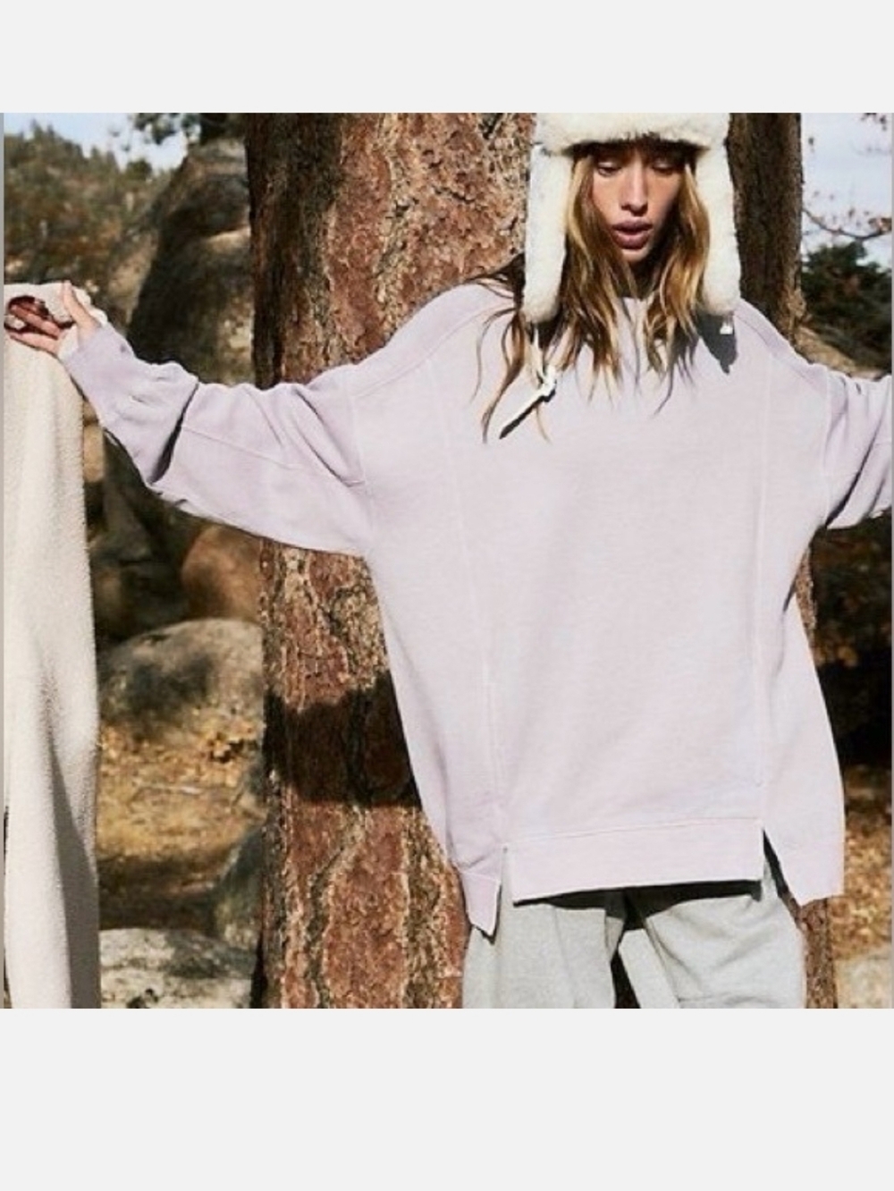 Free People Intercept Tunic In Lilac